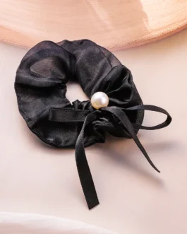 Pearl Dew Hair Scrunchies